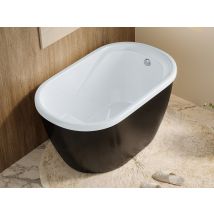 Baignoire Sabot - 165 L - 120 X 75 X 65 Cm - Noire - Piccola - Bricoman
