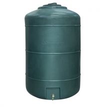 Récupérateur Eau De Pluie Hors-sol Rond 1000 Litres Ds Eau Vert Garantie 5 Ans - Tecnomat