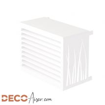Cache Climatiseur Decoairco Taille Xs Blanc (h:65, L:80, P:45cm) - Bricoman