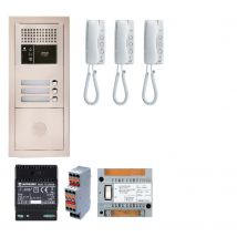 Aiphone - Pack Gt Interphone Audio Avec 3 Postes Programmés - Gtba3e - Bricoman