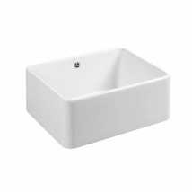 Évier Timbre D'Office Céramique Blanc Sanindusa Farmhouse Xs 1 Bac 590x458 - Bricoman