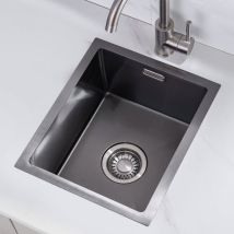 Évier Cuisine Inox Lomazoo Noah 34 Cm Anthracite - Bricoman