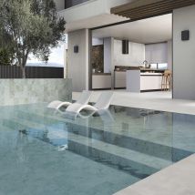 Carrelage Piscine Hijau Green 30x60 Cm Imitation Pierre De Bali - Bricoman