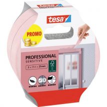 Tesa Professional Sensitive 56267-00000-01 Ruban De Masquage Pour Peinture Rose (l X L) 50 M X 25 Mm 2 Pc(s) - Bricoman