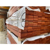 Lames | 10m2 Terrasse Bois Exotique Padouk (compris Livraison Sur Rendez-vous) - Bricoman