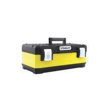 Coffre À Outils Stanley En Métal Et Plastique De 66 Cm Avec Plateau Amovible Et Poignée Ergonomique - Bricoman