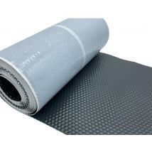 Solin Anthracite Auto-adhesif - Aluminium 30 Cm X 5 M - Ral 7016 - En Rouleau - Bricoman