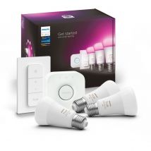 Pack Philips Hue W&c E27 X3 + Pont + Tlc - Bricoman