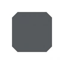 Carrelage Sol / Mur Octogonal Uni Gris Anthracite 20x20 Cm Vodevil Octogone Cabaret Anthracite (vendu Par Boite De 0.96m2) - Bricoman