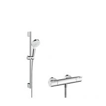 Hansgrohe Set De Douche Combi Crometta Vario 0,65m/ecostat 1001 Cl (hg-27812400) - Bricoman