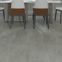 Dalle Pvc Clipsable Effet Béton 46x92 Cm Stone Antracita - Bricoman