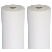 Lot De 2 Toiles De Verre Pour Murs Et Plafonds Semin Sem Crepi Eco C 103 - Motif Crépi - 50 M X 1 M - Bricoman