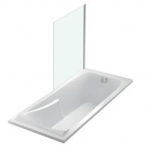 Baignoire Jacob Delafon Corvette 170x75 Cm + Pare Bain - Bricoman