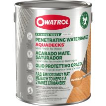 Saturateur Bois À L'Eau Owatrol Aquadecks Movingui (ow25) 5 Litres - Tecnomat