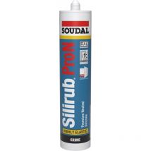 Mastic Silicone Blanc Silirub (par 15) - Bricoman