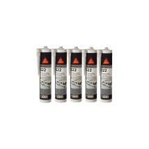 Lot De 5 Colles Mastic Sika Sikaflex 522 Caravan - Blanc - 300ml - Bricoman