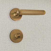 Poignée De Porte Design À Condamnation Finition Aspect Bronze Tina - Katchmee - Bricoman