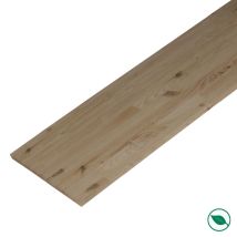 Tablette Pin Massif Lamellé Collé Rustique 2000 × 300 × 18 Mm Fsc Mixte 70 % - Tecnomat