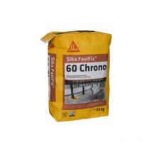 Mortier Scellement Mobilier Urbain Et Aménagement Extérieur - Sika Fastfix 60 Chrono - Gris - 25kg - Bricoman