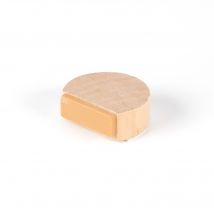 Bloc Porte | Style Fonctionnel | Protège Les Murs Et Les Portes Contre Les Impacts | Fabriqué En Hêtre | Finition Hêtre Laqué Transparent | Mesures - 