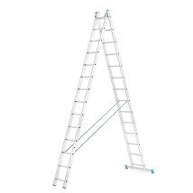 Echelle Transformable 2x13 Barreaux - Longueur Déployée 6.25m - Sol Plat - 7513 - Bricoman