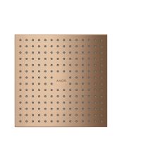 Hansgrohe Axor Showersolutions 250/250 Pomme De Douche Suspendue 1 Jet, Montage Apparent Au Plafond, 35309310, Farbe: Brushed Red Gold - Tecnomat