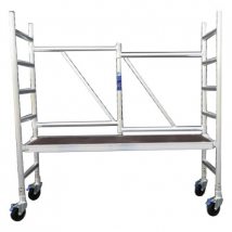 Échafaudage Pliable En Aluminium Avec Trappe Repamine - Bricoman