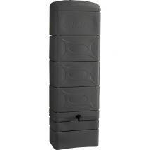 Récupérateur D'Eau Mural Déco Bellijardin - 300l - Anthracite - Bricoman