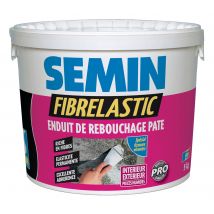 Enduit De Rebouchage Élastique Fibrelastic À Base De Fibre De Verre Pour Fissures Vivantes, Intérieur/extérieur, Seau De 5 Kg - Bricoman