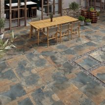 Dalle Extérieur Sur Plots Chateau 2.0 Nuit R11 60x60 Cm - Réflex Boutique - Bricoman