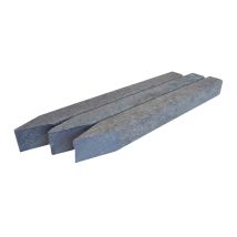 Piquet Pour Bordure Plastique Recyclé Gris 40x4x4 Cm (lot De 20 Piquets) - Ro'ma Nature - Tecnomat