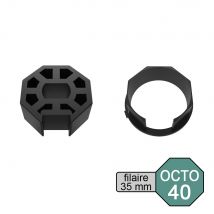 Kit Adaptateur Pour Moteur De Volet Roulant Filaire Ø 35 Mm Dans Tube Octo Ø 40 Mm - Bricoman