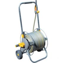Chariot Dévidoir Metal Avec 30m Schlauch - Bricoman