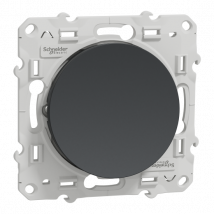 Odace - Va-et-vient - Anthracite - 10a - Schneider Electric - S540204 - Bricoman
