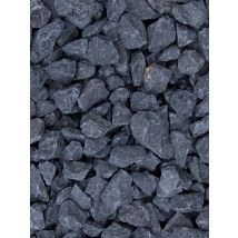 Basalte Gravier Noir Concassé 1100kg Midibag 0,7m3 - Vente De Roches Et De Pierres Pour Les Jardins (8 - 16mm (dimension Standard)) - Bricoman