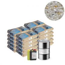 Moquette De Pierre - Kit Complet 33m² - Teinte : Blanc Sost - Bricoman