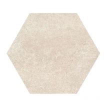 Carrelage Sol / Mur Hexagonal Effet Ciment Beige 17,5x20 Cm Hexatile Cement Sand - Bricoman