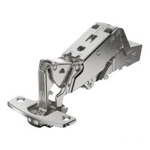 Charnière Sensys 165° 8657i - Amortisseur : Avec - Coudure : 0 Mm - Décor : Nickelé - Entraxe : 52 Mm - Bricoman
