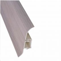 Lot De 5 - Plinthe Cache-fils Chêne Blanc En 6 X 250 Cm - Bricoman