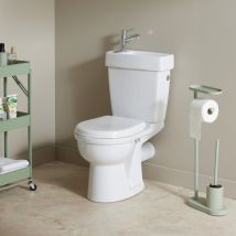 Pack Wc Avec Lave Mains Intégré Gain De Place Sortie Horizontale - Bricoman