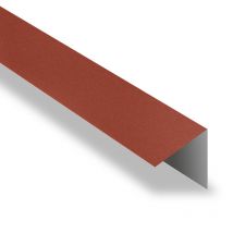 Faîtière Simple À Rabat Pour Tôle Tuile Bacacier Tuile R | 2100 Mm Longueur Brun Mat - Bricoman