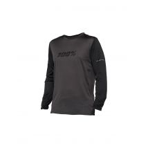 Camiseta de ciclismo 100% ridecamp long sleeve black