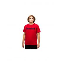 Camiseta timberland kennebec linear rojo hombre