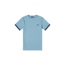 Camiseta fred perry ringer azul hombre