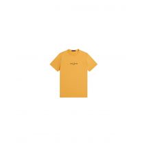 Camiseta fred perry embroidered amarillo hombre