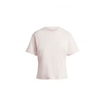 Camiseta adidas essentials small logo mujer rosa