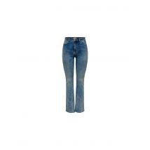 Pantalón only mila flared bj139 medium blue denim mujer