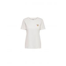 Camiseta only kita life s/s logo cloud dancer mujer