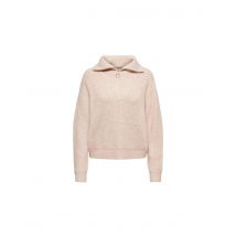 Sudadera only onlbaker zip cloud dancer mujer