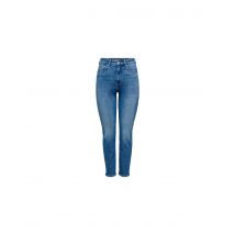 Pantalón only onlemily stretch cro571 medium blue denim mujer